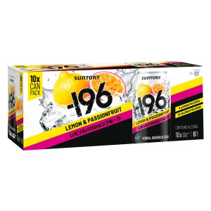 Picture of 196 Double Lemon Passionfruit 10pk Cans 330ml
